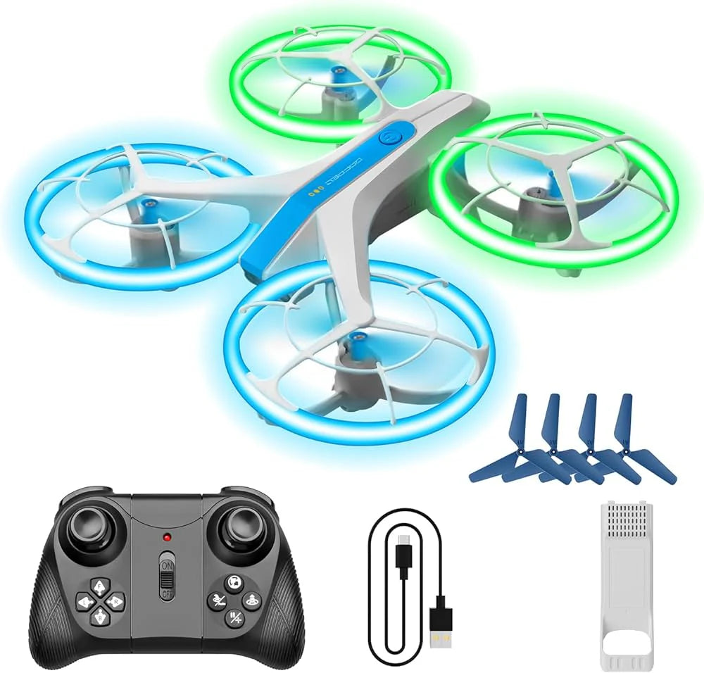 4DRC V33 RC Drone 1080P Camera | Altitude Hold | Headless Mode | LED Lights | Rechargeable Battery