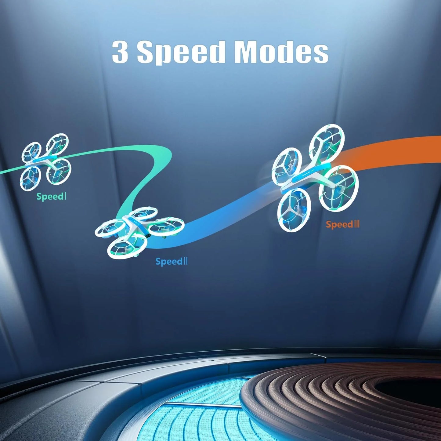 4DRC V33 RC drone with 1080P camera and LED lights
