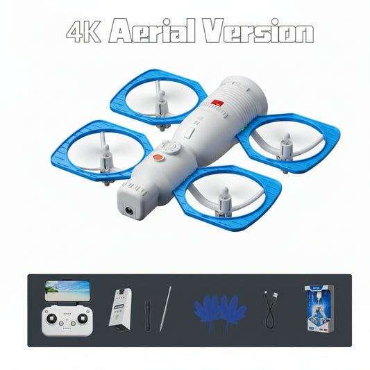 4DRC V45 Space Shuttle Satellite Design RC Drone | HD Camera | WiFi FPV | 360° Flip | 1 Battery