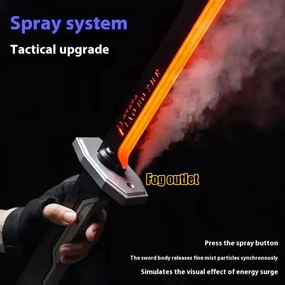 Interstellar Sword Sparks Black Dragon LED with Sparks & Smoke Effects