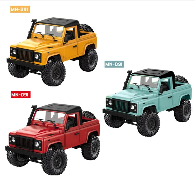 MN Model MN91 Land Rover 1:12 4WD RC Racing Car with Metal Chassis