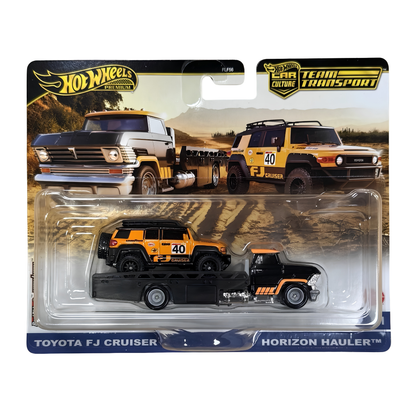 Hot Wheels | FLF56 | Car Culture Team Transport | 4 Piece Box | 1:64 Diecast Cars & Transporters