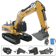 Huina 1580 V5 1:14 Full Metal RC Excavator with APP Control (2026 Model)