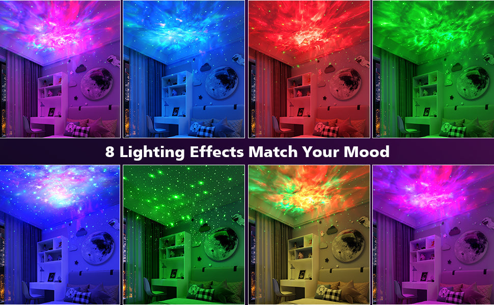 Astronaut Galaxy Projector Night Light – 360° Rotating