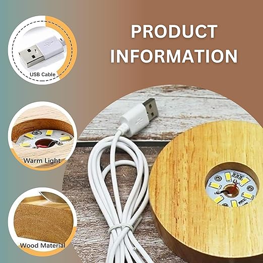 3D Galaxy Crystal Ball LED Night Lamp