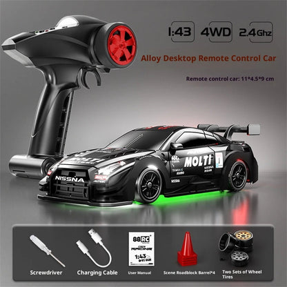 88RC 1:43 Scale Mini RC Drift Car | Alloy Die-Cast