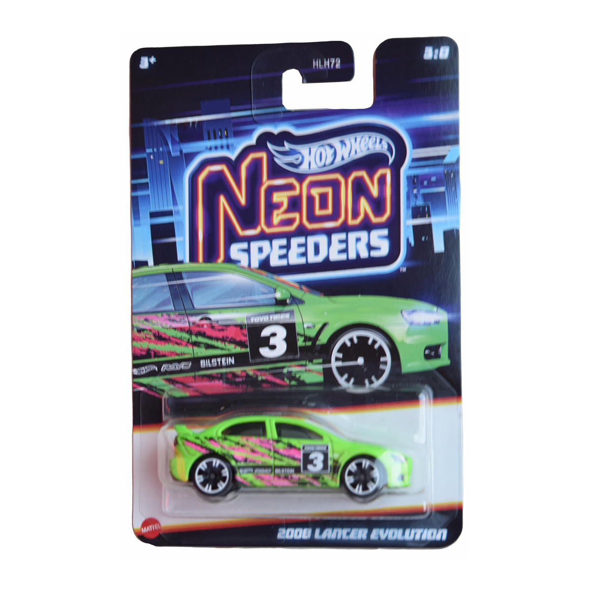 Hot Wheels | Neon Speeders | HLH72 | 10 Piece Set | 1:64 Diecast Cars | Neon Speeders Collection | Per Piece Rs. 335