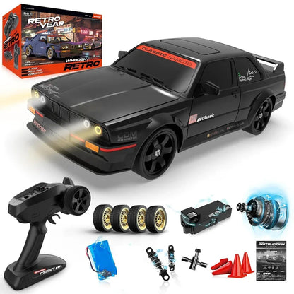 WHOOSH DC162A BMW E30 1:16 RC Drift Car | 4WD High-Speed 50KM/H Racing Car with ESP Gyro