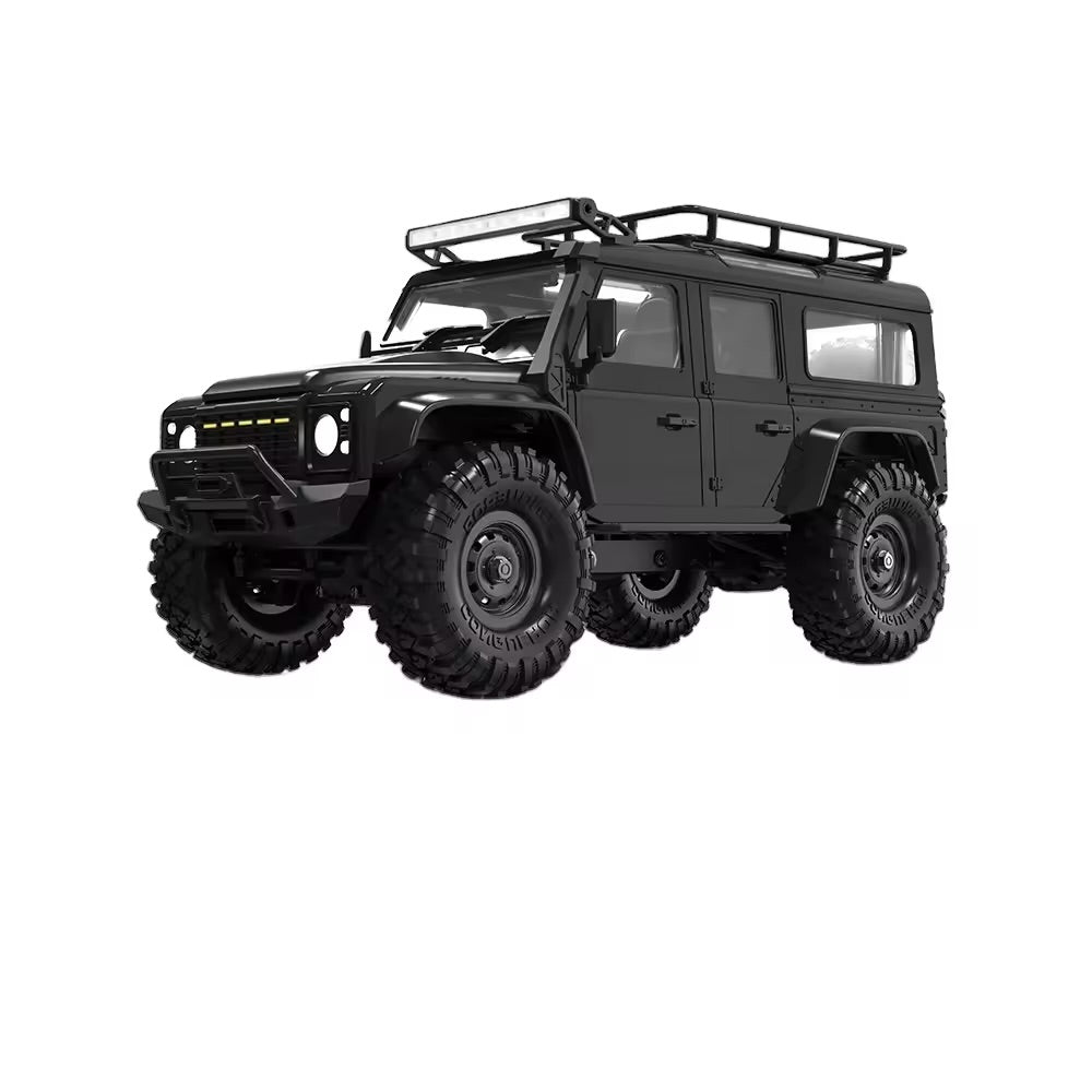 HB-R1607 1/16 Defenfe RC Climbing Car 2.4G 4WD Off Road Racing Car 15KM/H High Speed Vehicle With Lights (Black Color)