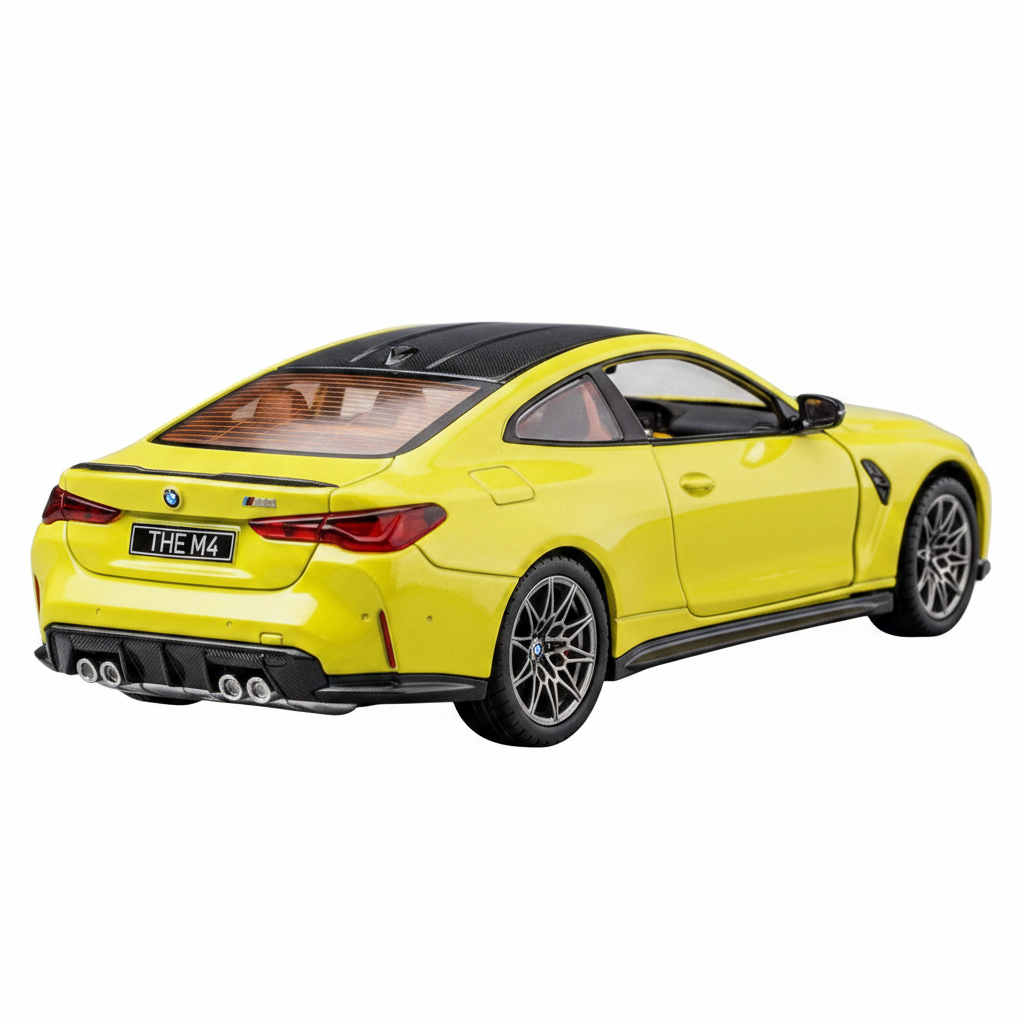 CCA BMW M4 G82 Coupe 1:24 Alloy Sports Diecast Car Model – Neon Green