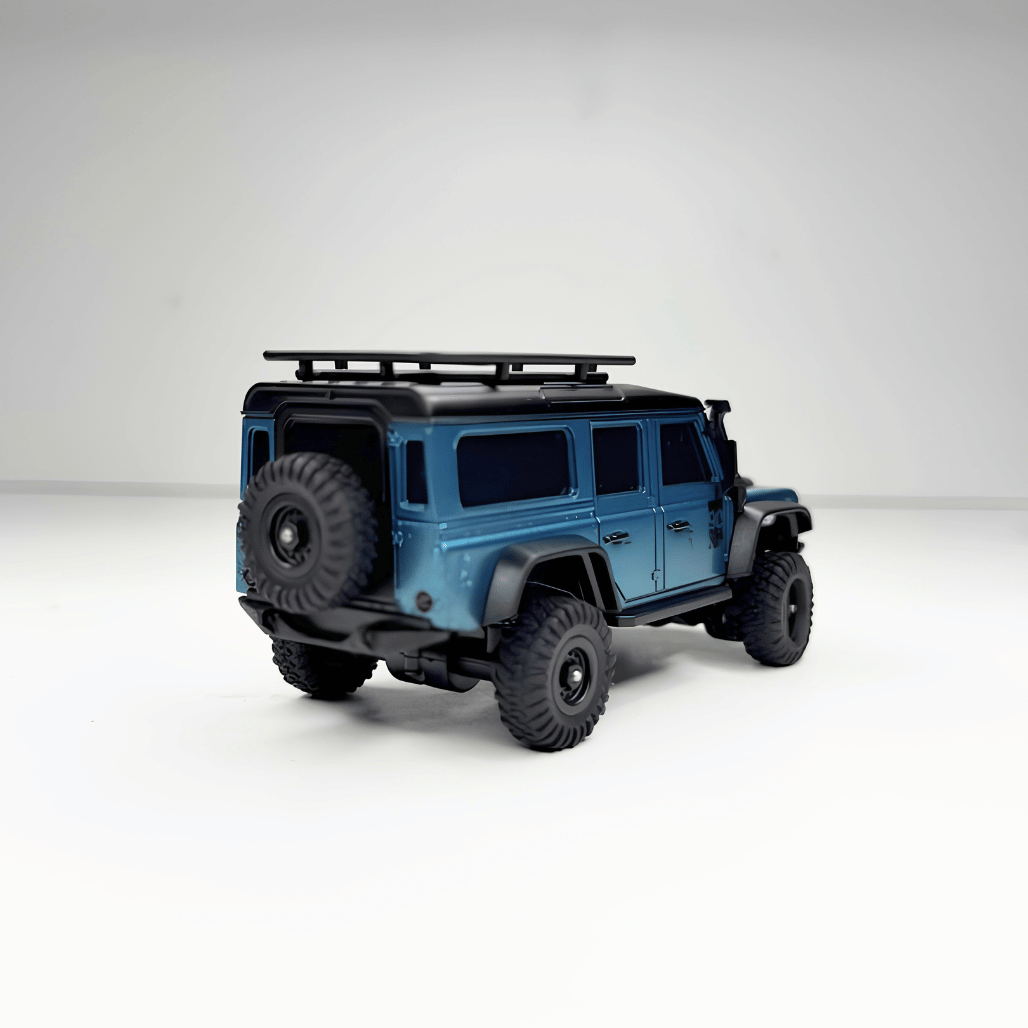 Action stance of the HB Toys R4306 dark blue crawler supplied for pan India wholesale distribution and dealer networks