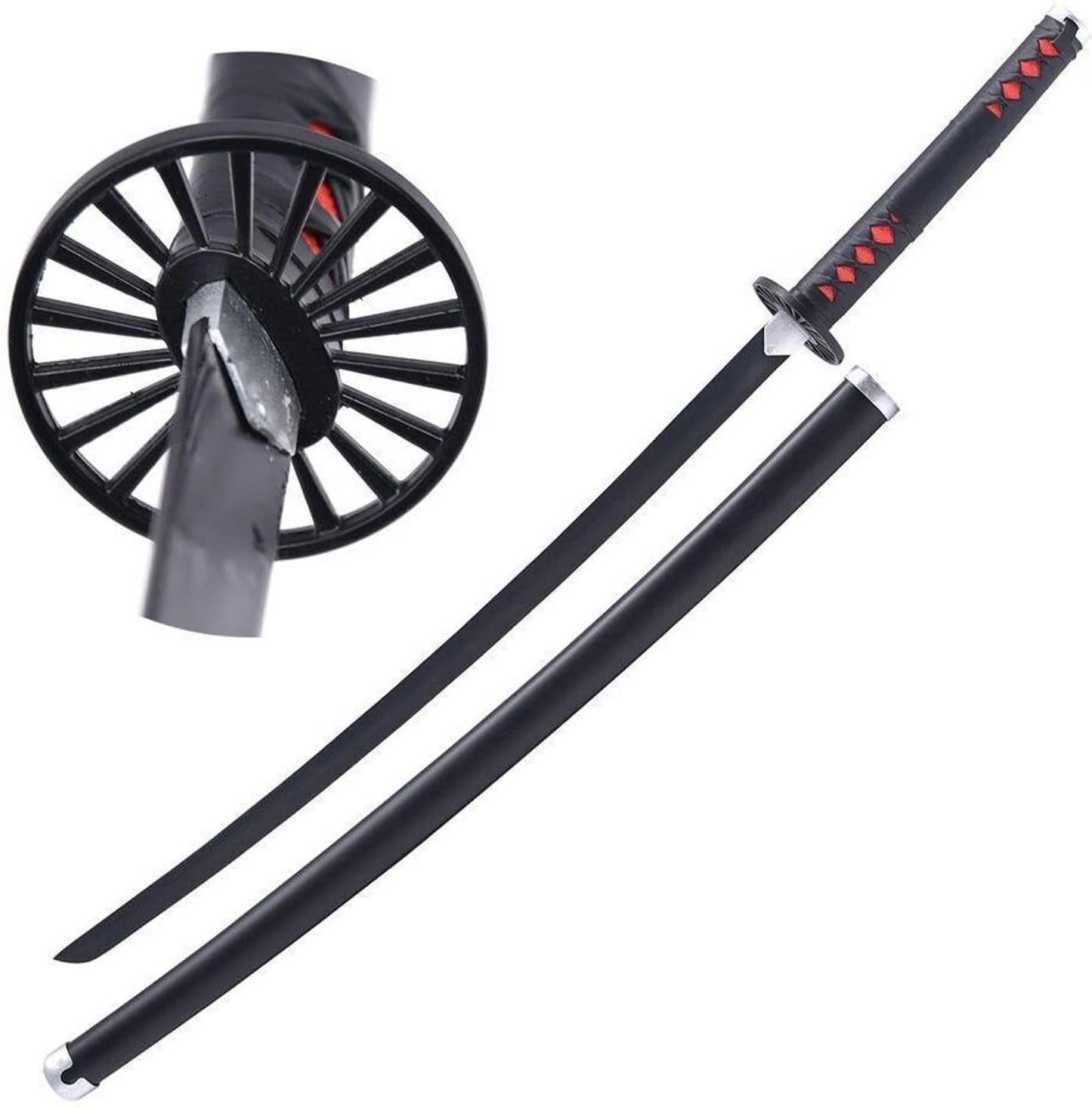 Anime wooden katana replica for cosplay and display