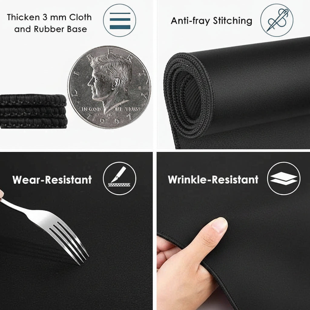 Anti-slip gaming mouse pad with car print