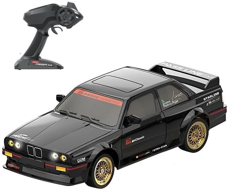 WHOOSH DC162A BMW E30 1:16 RC Drift Car | 4WD High-Speed 50KM/H Racing Car with ESP Gyro