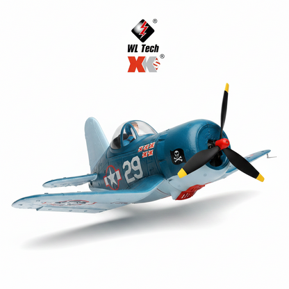 WLtoys XK A500 F4U Corsair 2.4GHz 6CH RC Airplane with 3D/6G Flight Mode & Gyroscope – 1 Battery