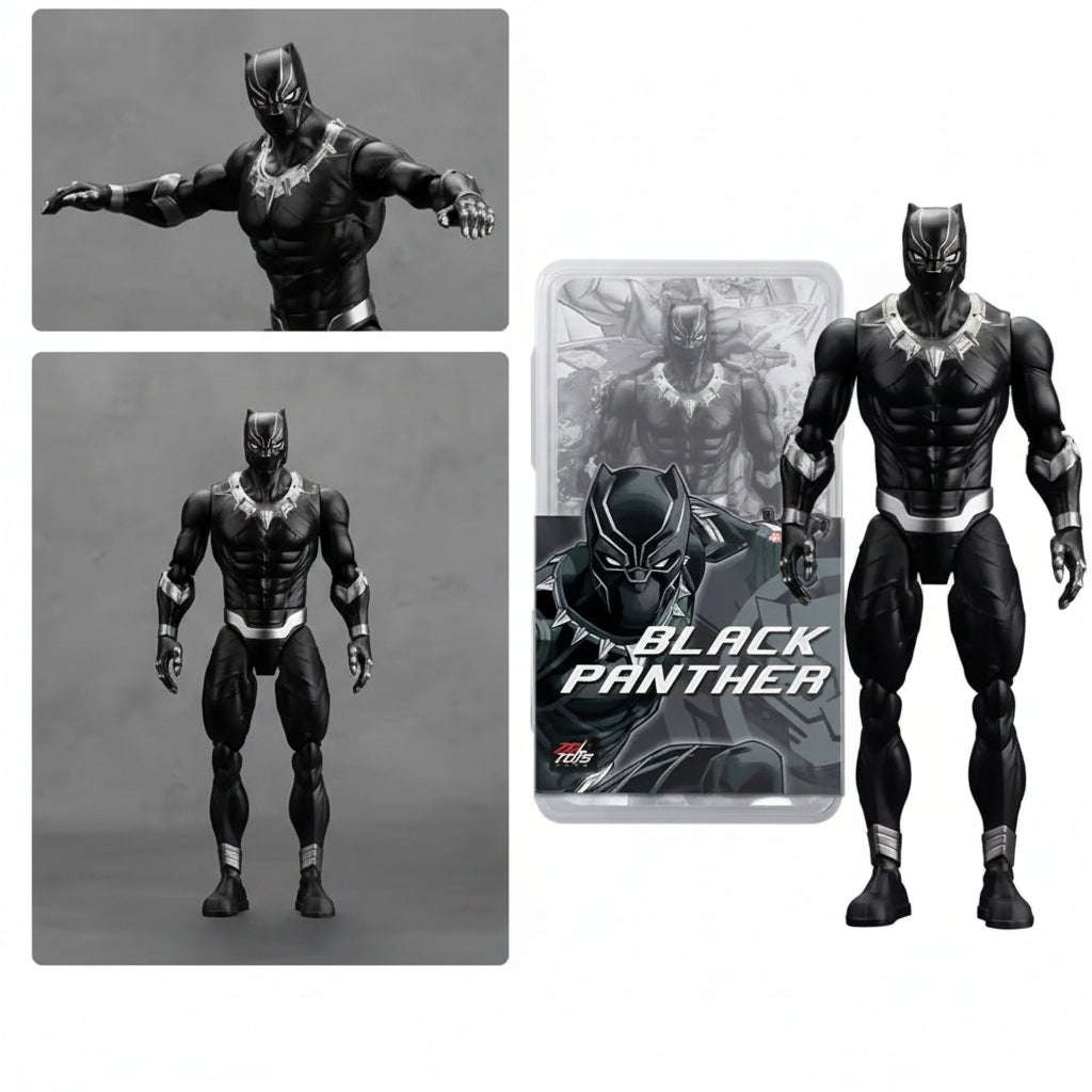 Black Panther Marvel Avengers collectible action figure by ZD Toys
