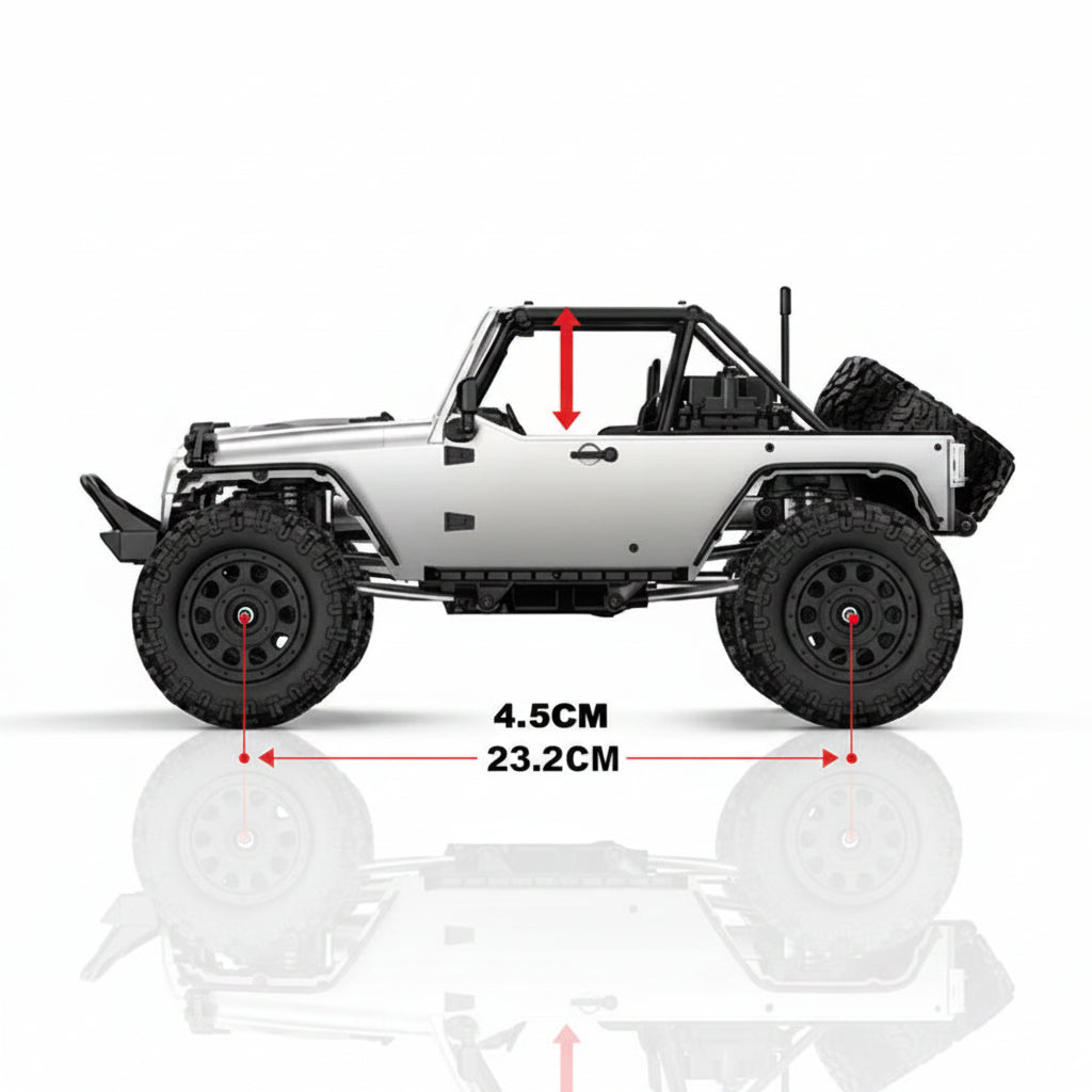 Brushless MJX H12Y+ RC rock crawler model