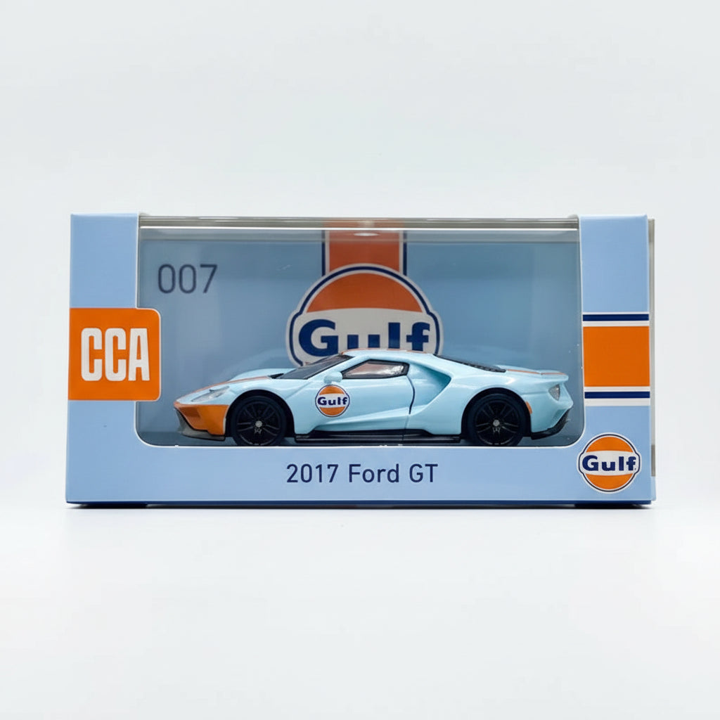 CCA | 2017 Ford GT Gulf | 1:64 Scale | Diecast Car | Acrylic Display Case
