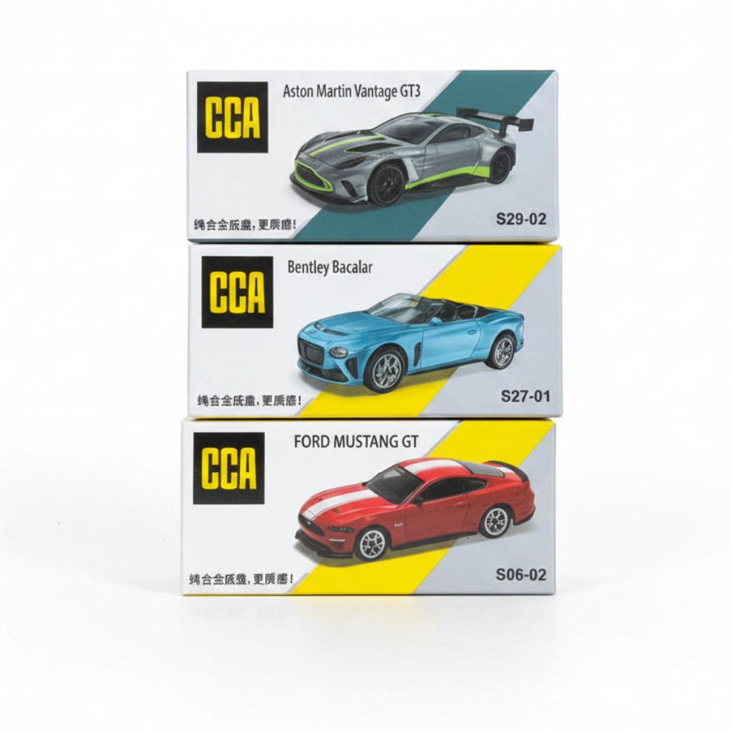 CCA | 3-Piece Set | 1:64| Set No. 003 | Diecast Cars | Premium Collectible Models