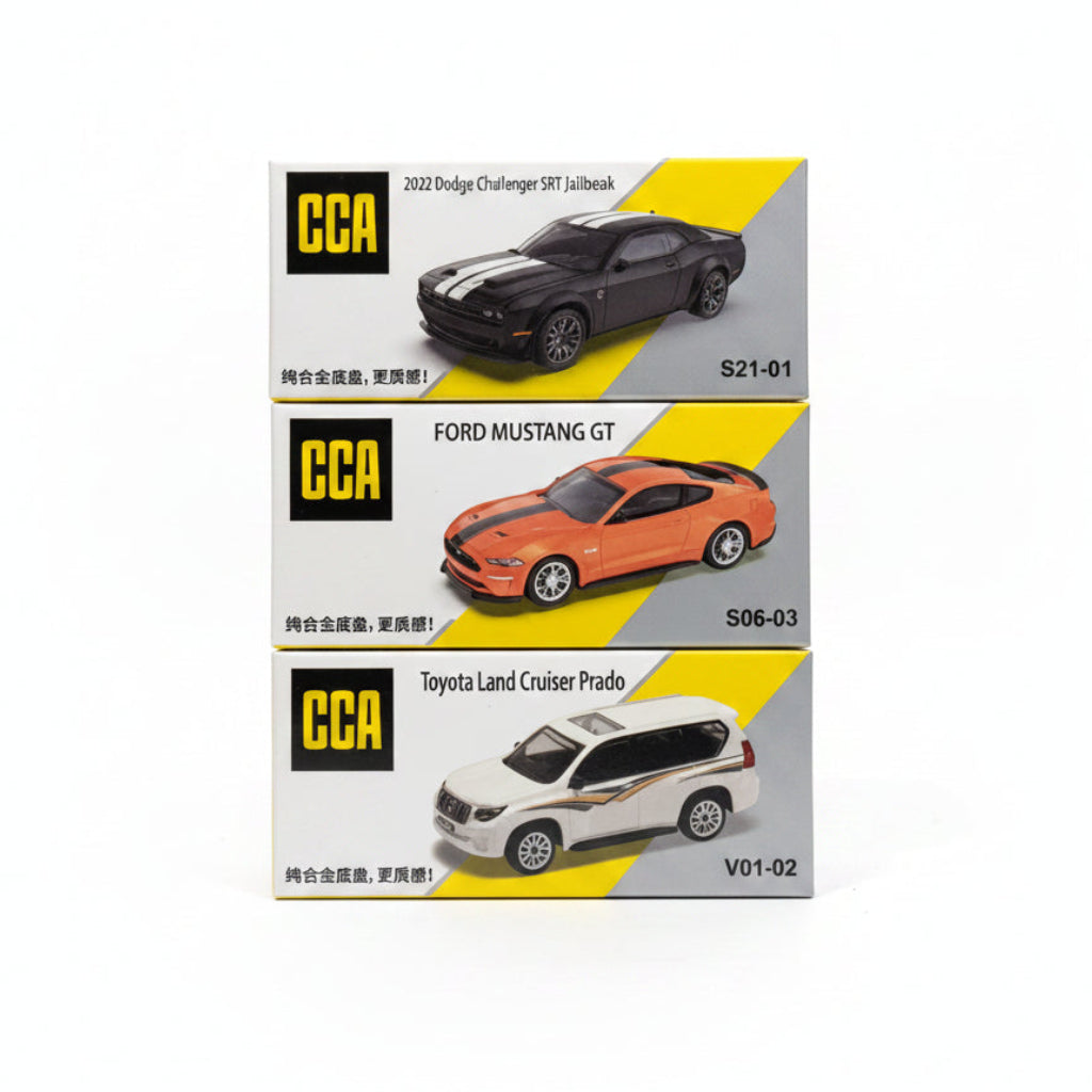 CCA | 3-Piece Set | 1:64 | Set No. 004 | Diecast Cars | Premium Collectible Models