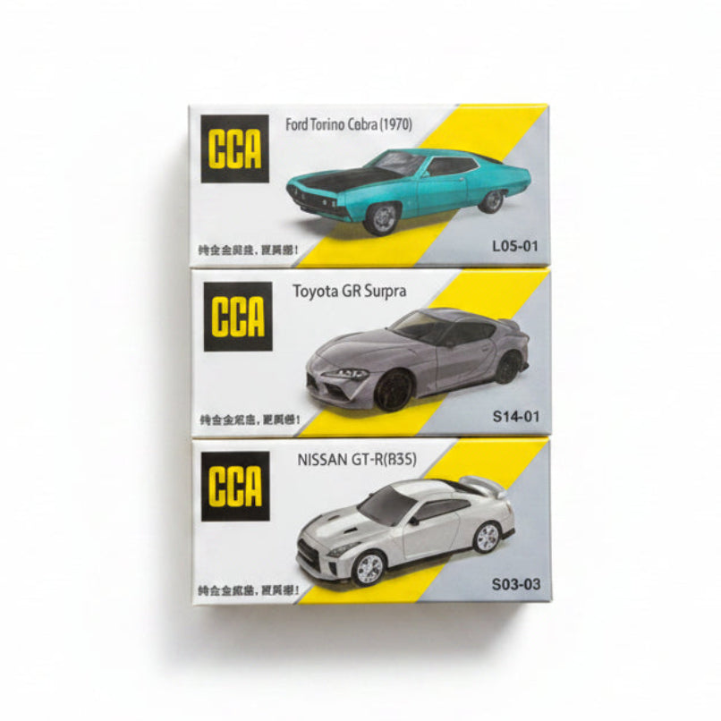 CCA | 3-Piece Set | 1:64 | Set No. 007 | Diecast Cars | Premium Collectible Models