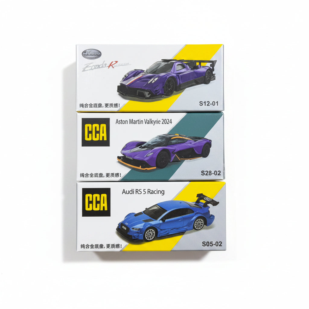 CCA | 3-Piece Set | 1:64 | Set No. 010| Diecast Cars | Premium Collectible Models