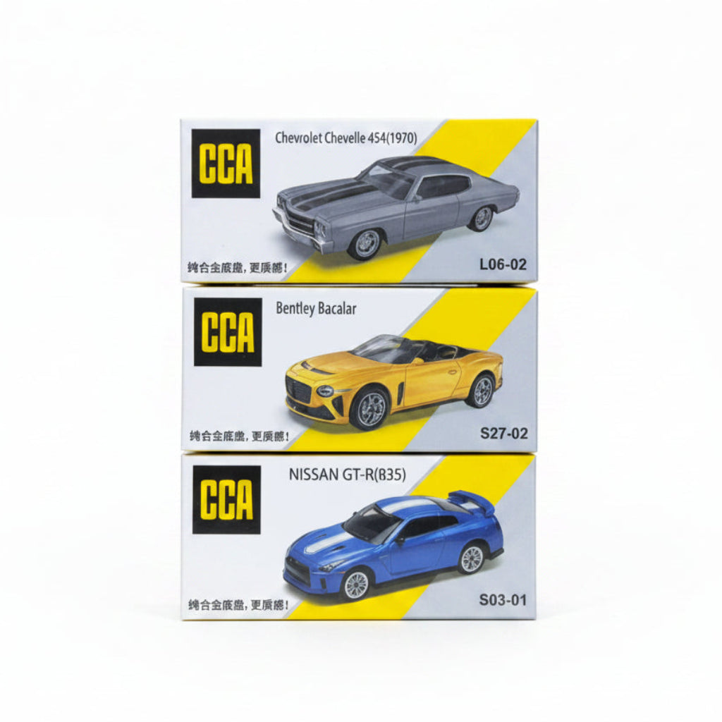 CCA | 3-Piece Set | 1:64 | Set No. 012| Diecast Cars | Premium Collectible Models