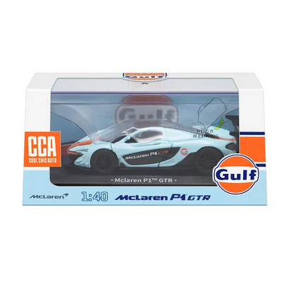CCA 67026F McLaren P1 GTR Gulf 1:38 alloy diecast car model