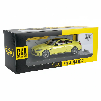 CCA BMW M4 G82 Coupe 1:24 alloy diecast car model Neon Green