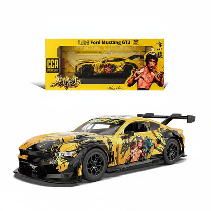 CCA Ford Mustang GT3 Bruce Lee Edition 1:24 alloy diecast car model