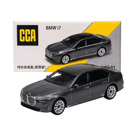 CCA L02-01 BMW i7 Black 1:64 Scale Diecast Model Car