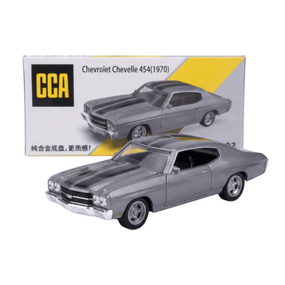 CCA L06-02 Chevrolet Chevelle 454 Grey 1:64 Scale Diecast Model Car