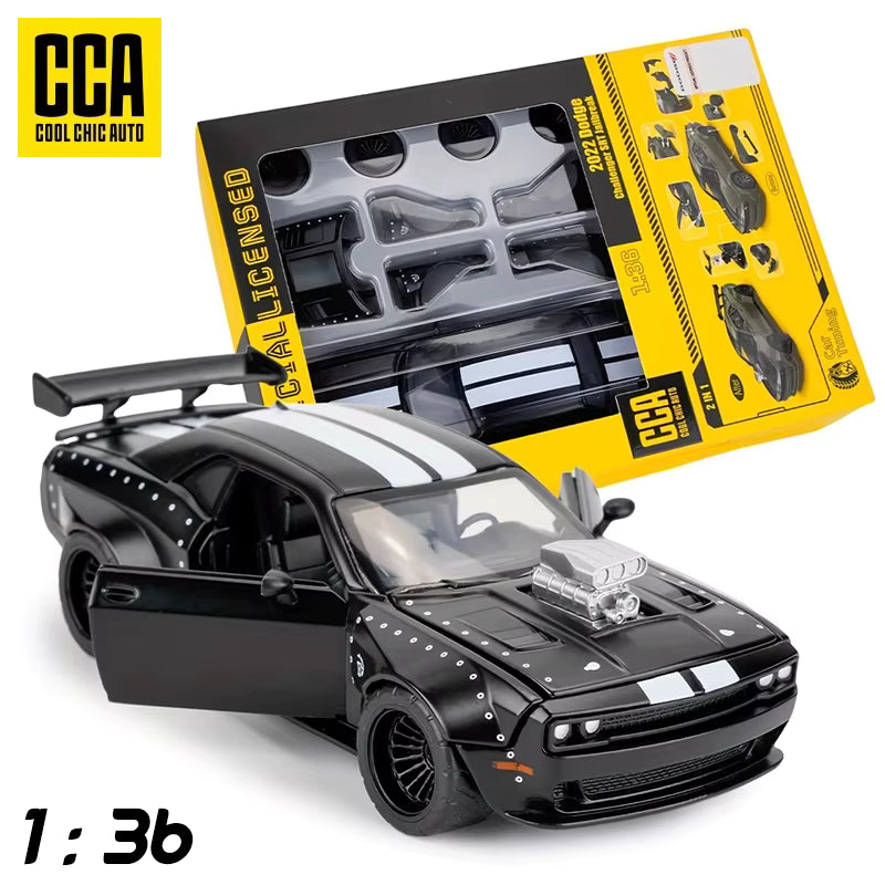 CCA MSZ 1:36 Dodge Challenger modified sports diecast car model