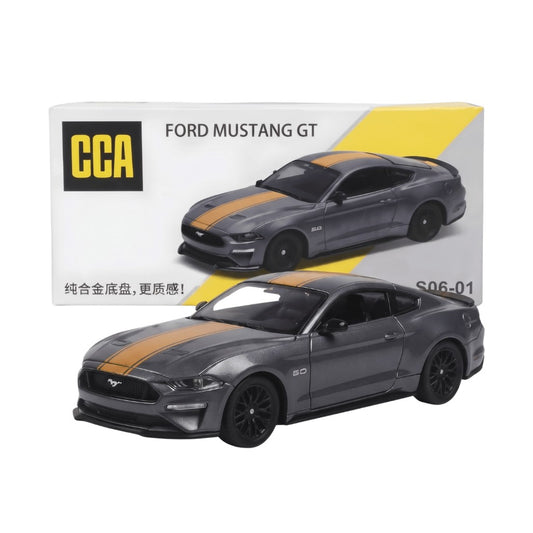 CCA S06-01 Ford Mustang GT Grey 1:64 Scale Diecast Model Car