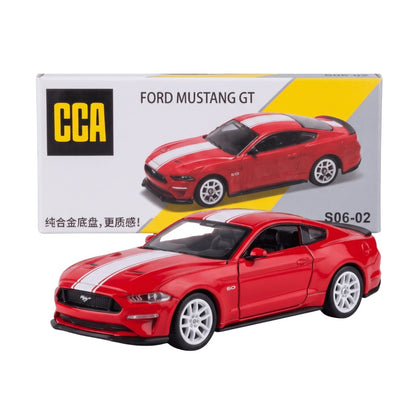 CCA S06-02 Ford Mustang GT Red 1:64 Scale Diecast Model Car