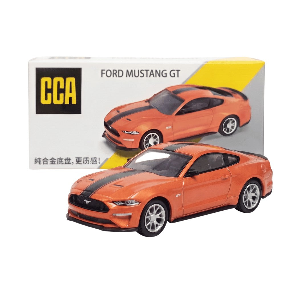CCA S06-03 Ford Mustang GT Orange 1:64 Scale Diecast Model Car