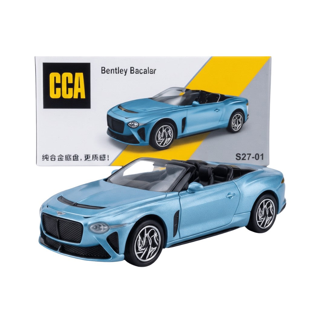 CCA S27-01 Bentley Bacalar Blue 1:64 Scale Diecast Model Car