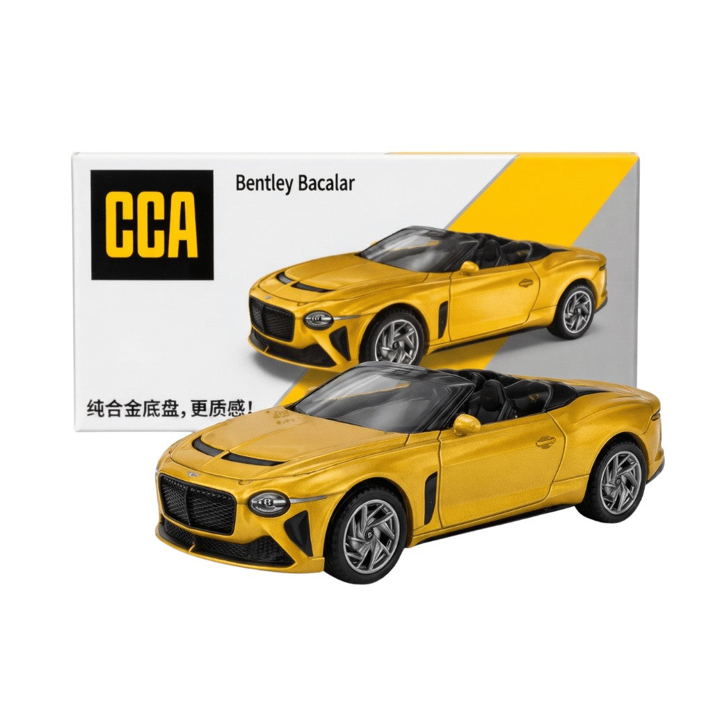 CCA S27-02 Bentley Bacalar Yellow 1:64 Scale Diecast Model Car