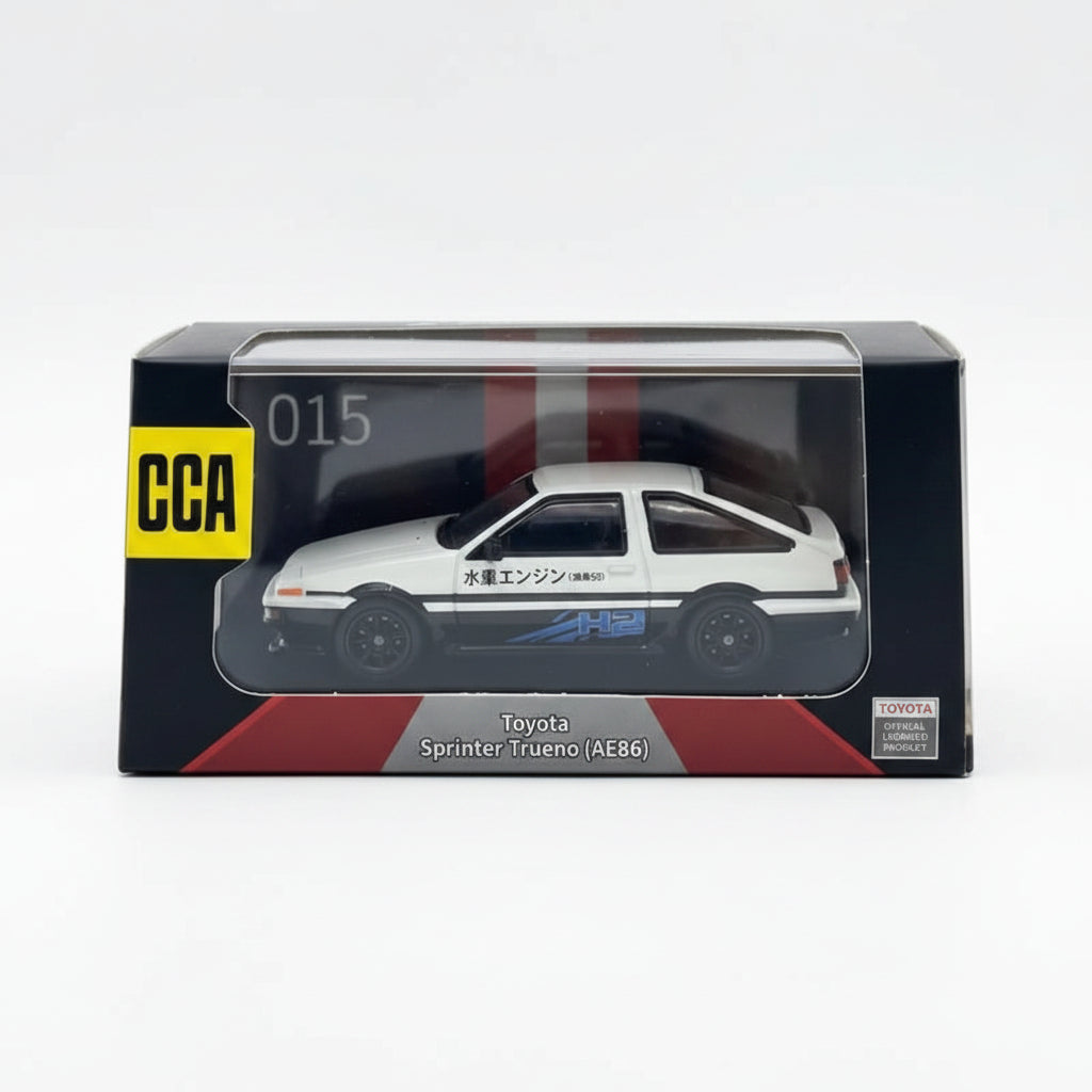 CCA | Toyota AE86 H2 Edition | 1:64 Scale | Diecast Car | Acrylic Display Case