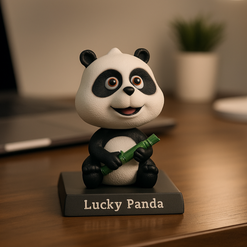 Lucky Panda Bobblehead Figure - Animal