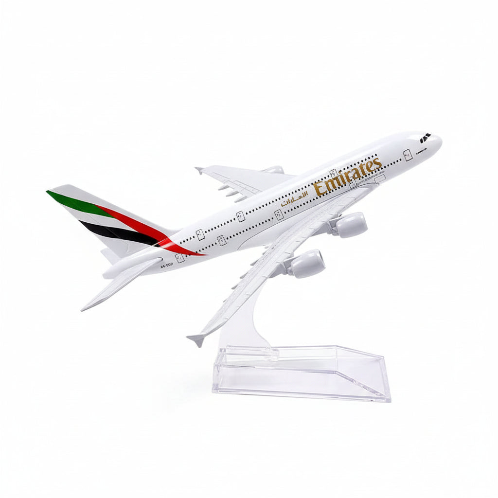 Emirates | Airbus A380-800 | A6-EEJ | 17cm Diecast Metal Airplane Model | Display Stand