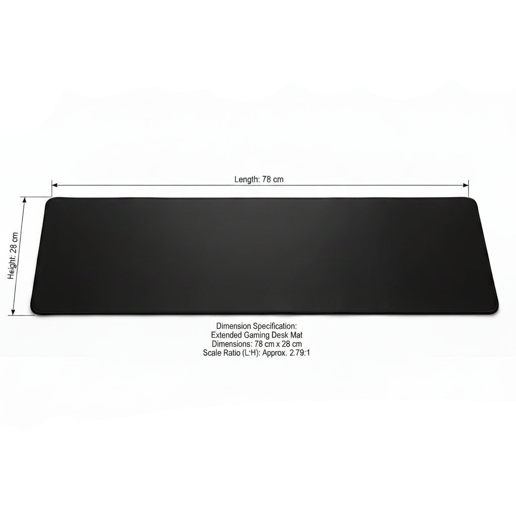 Extended gaming mouse pad supercar theme