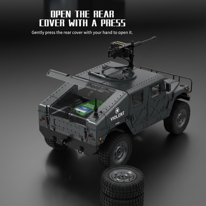 JJRC C8835 1:16 4WD RC Military Jeep with LED Lights