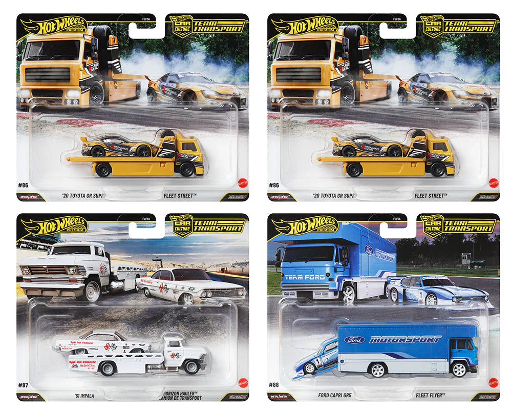 Hot Wheels FLF56-J Car Culture Team Transport 2025 (Set of 4)