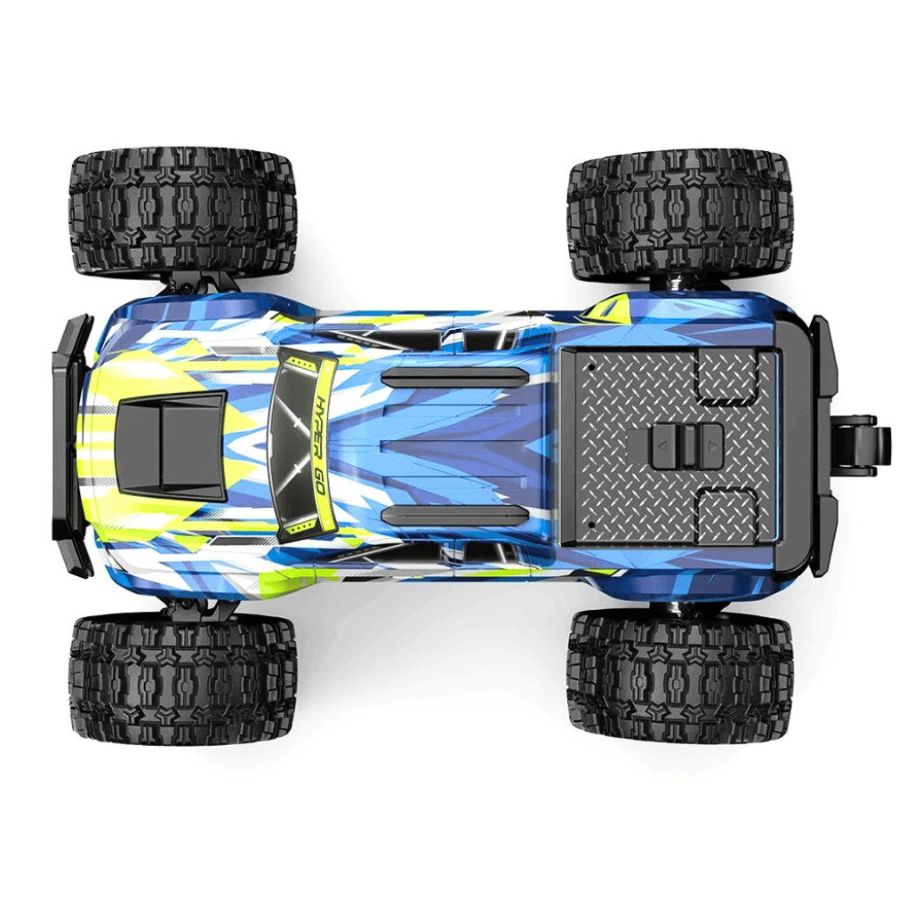 Factory retail packaging box of the Mixric Technic MJX Hyper Go 14208 for hobby shop stock replenishment and store sales