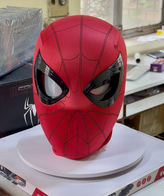 Spider-Man Costume Electronic Cosplay Mask With Remote Control