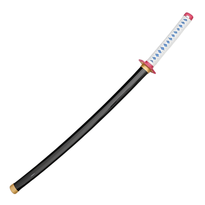 Giyu Tomioka Nichirin Katana Replica Sword with LED Light and USB Charging | Demon Slayer Cosplay Sword | 104cm Length