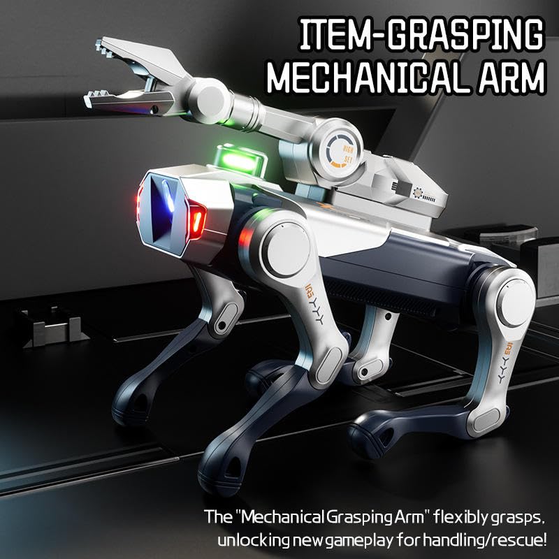 Gremoxa Advanced Intelligent Robot Dog Toy with Remote Control | USB Rechargable Battery