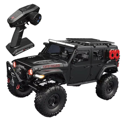 HB R1016-1 1:10 Jeep Rubicon Black 4WD Off-Road Rock Crawler RC Car