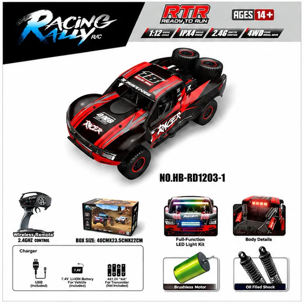 HB Toys RD1203-1 1:12 Red
